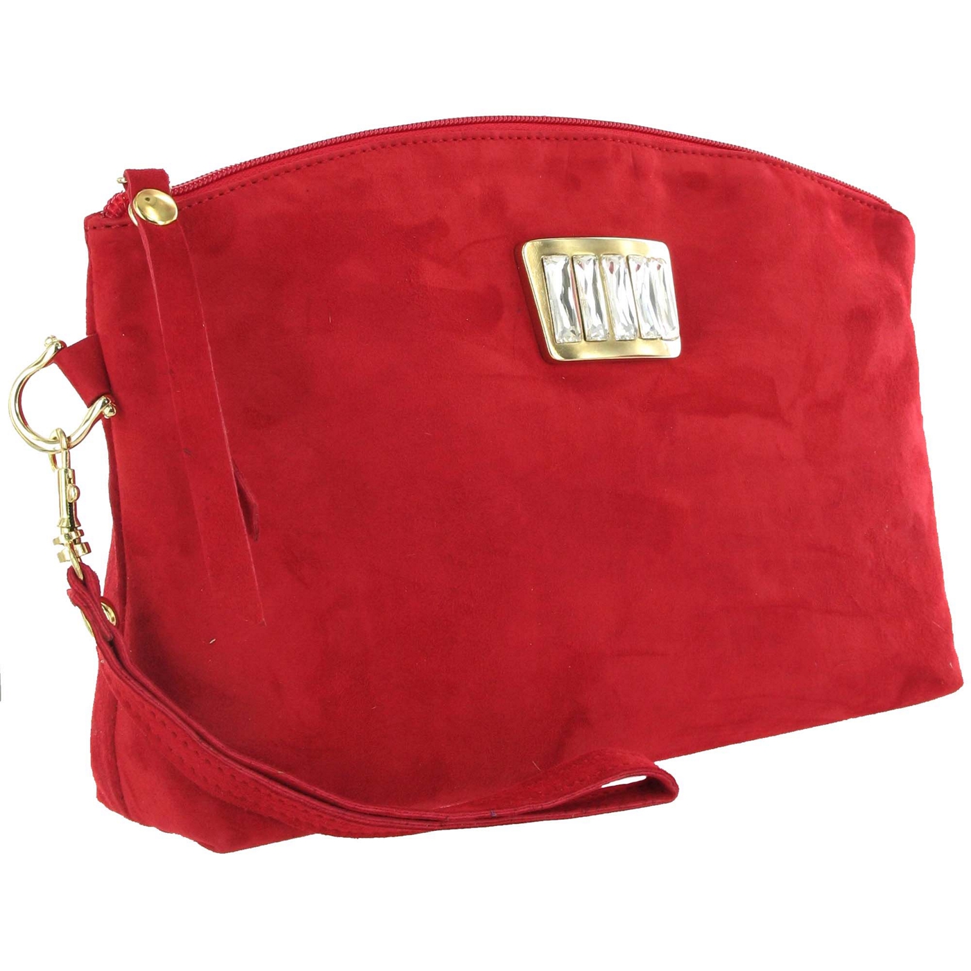 Marta Jonsson Red suede clutch bag