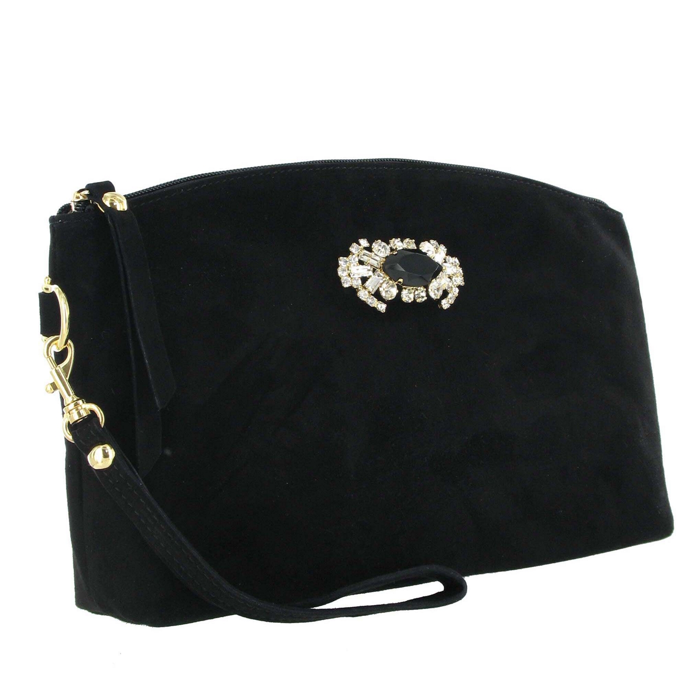 Marta Jonsson Black suede clutch bag