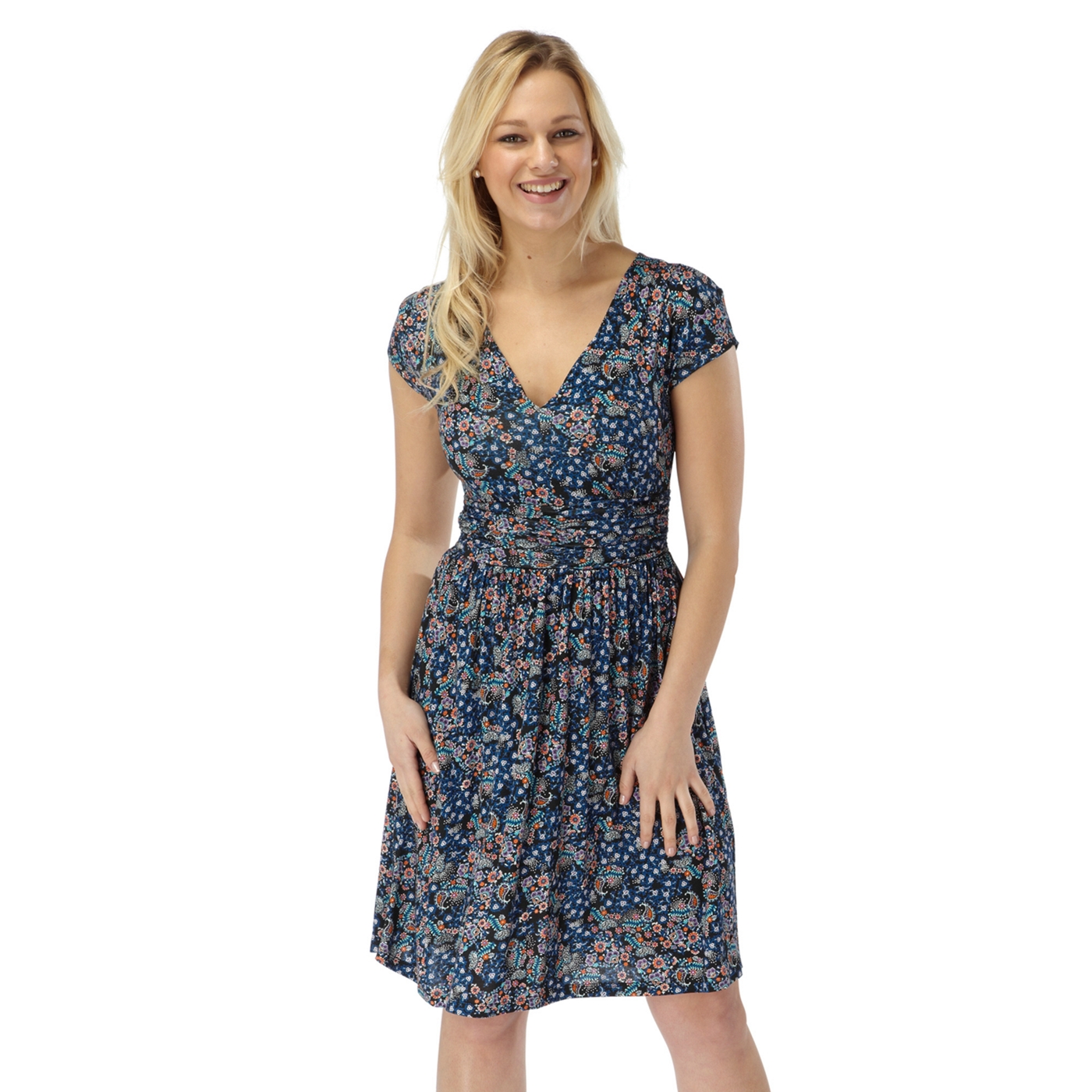 Joe Browns Multi coloured flattering floral dress