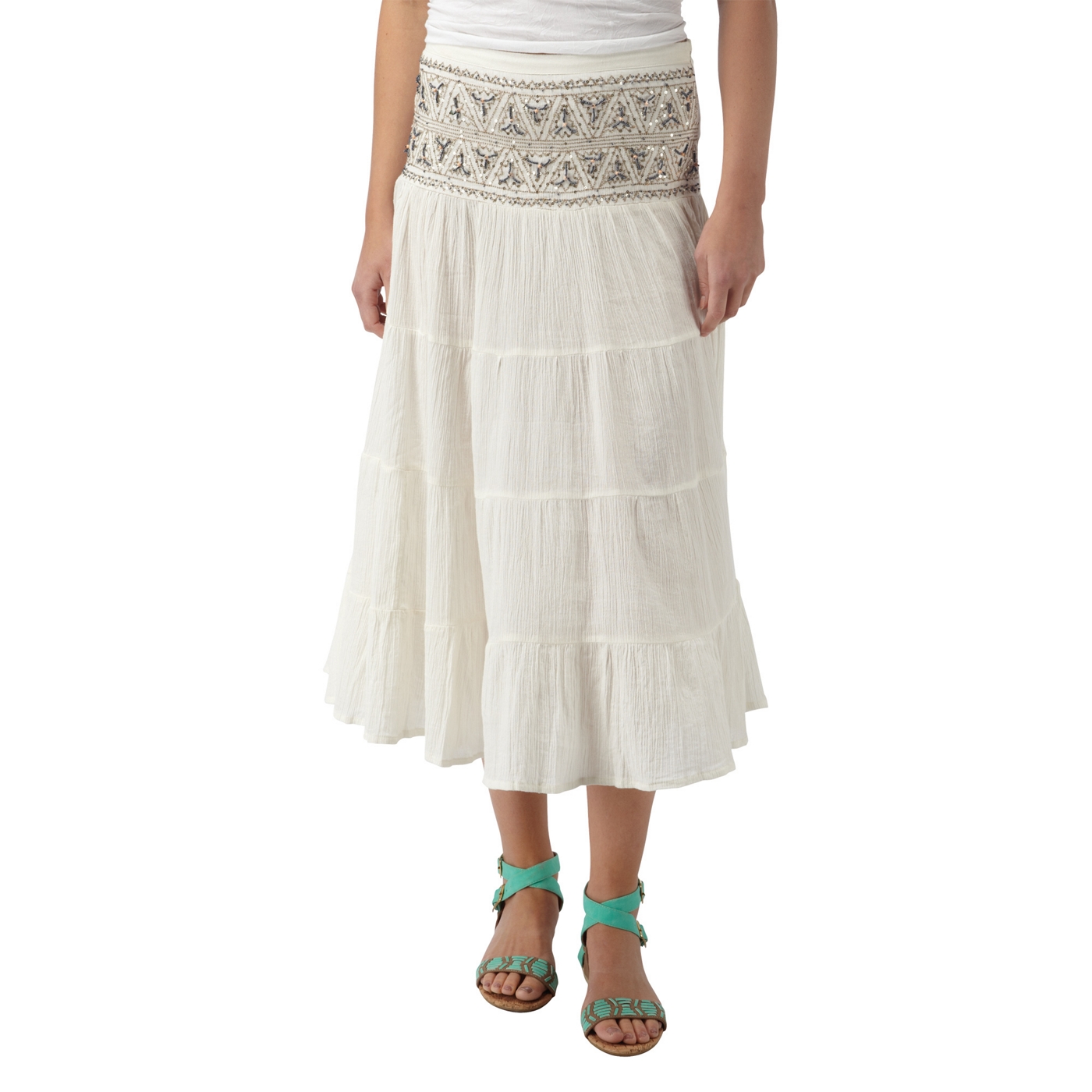 Joe Browns Natural fab and floaty skirt