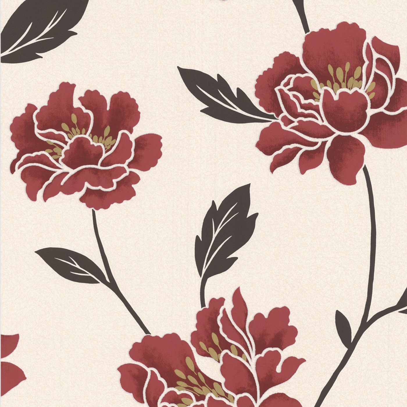 Superfresco Ruby Peony Wallpaper