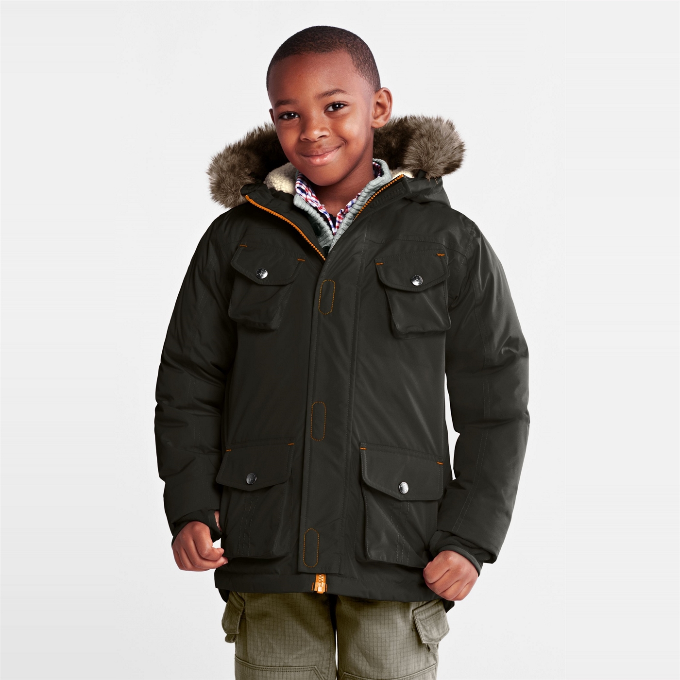 Lands End boys expedition waterproof down parka