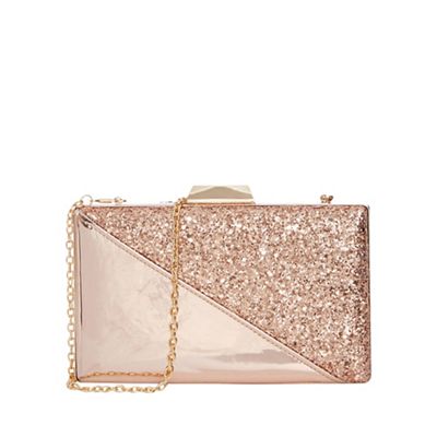 quiz rose gold bag