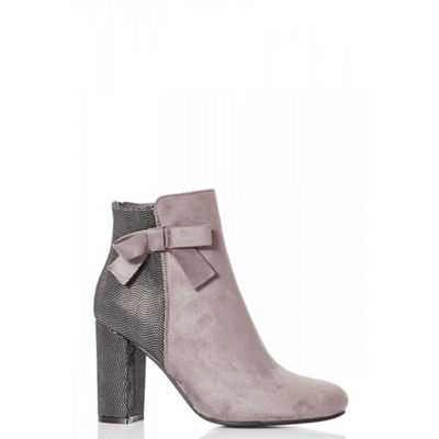 debenhams grey ankle boots