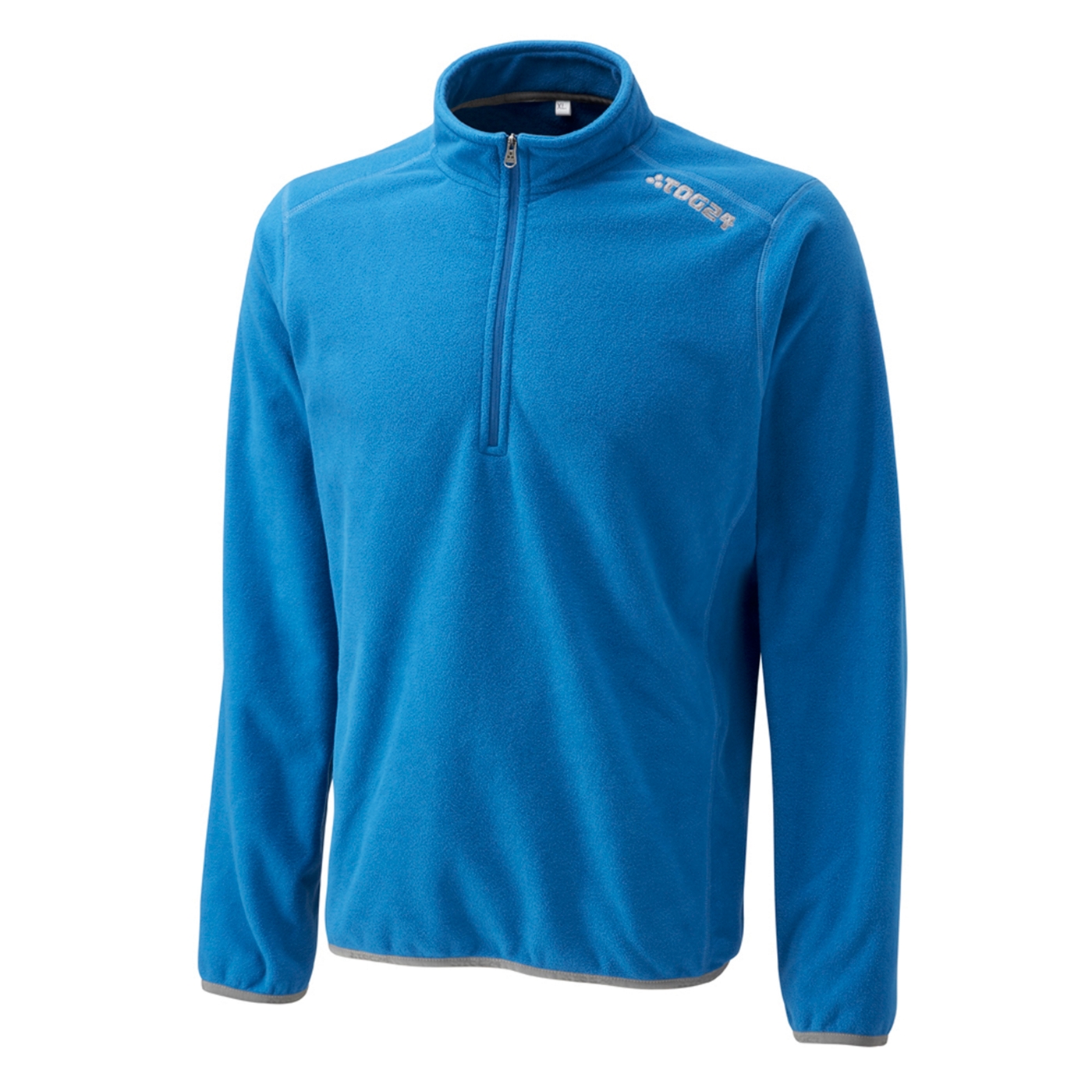 Tog 24 New Blue Axis Mens Tcz Fleece Zip Neck