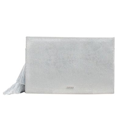 debenhams silver clutch bag