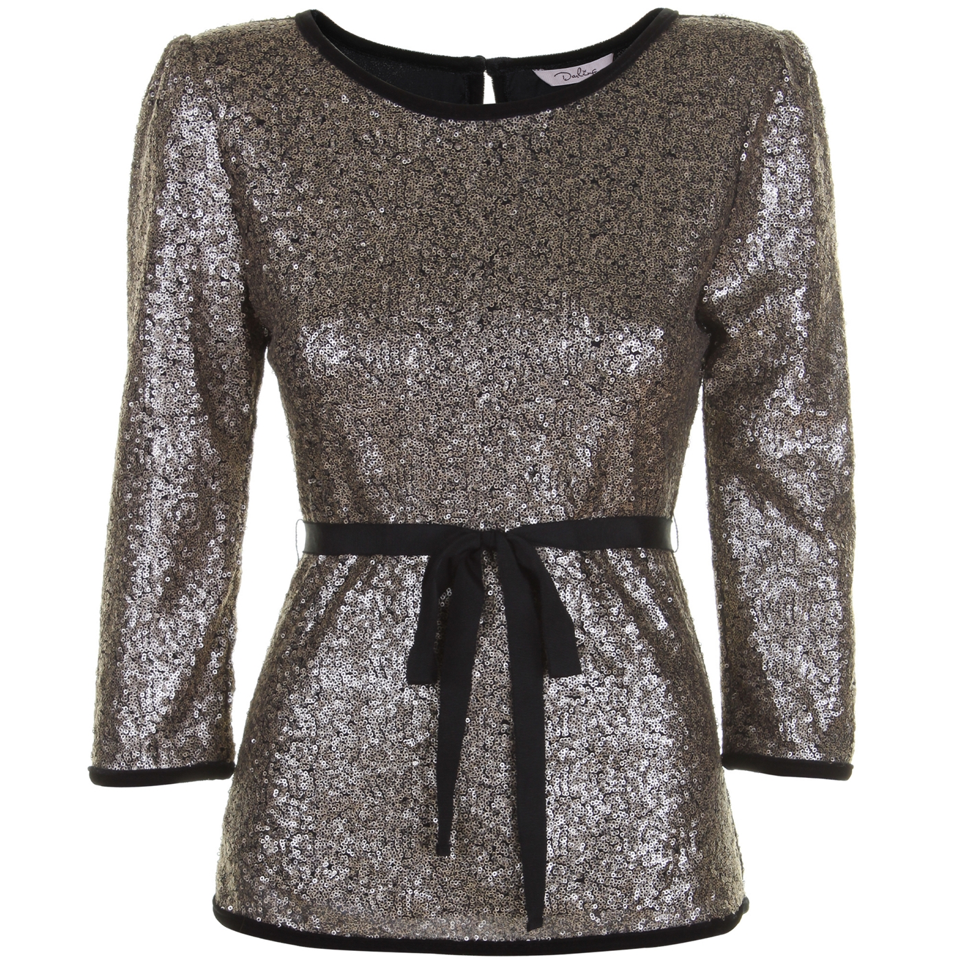 Darling Gold Celeste Sequin Top