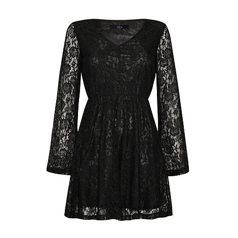 Iska Black Lace party dress- at Debenhams.com