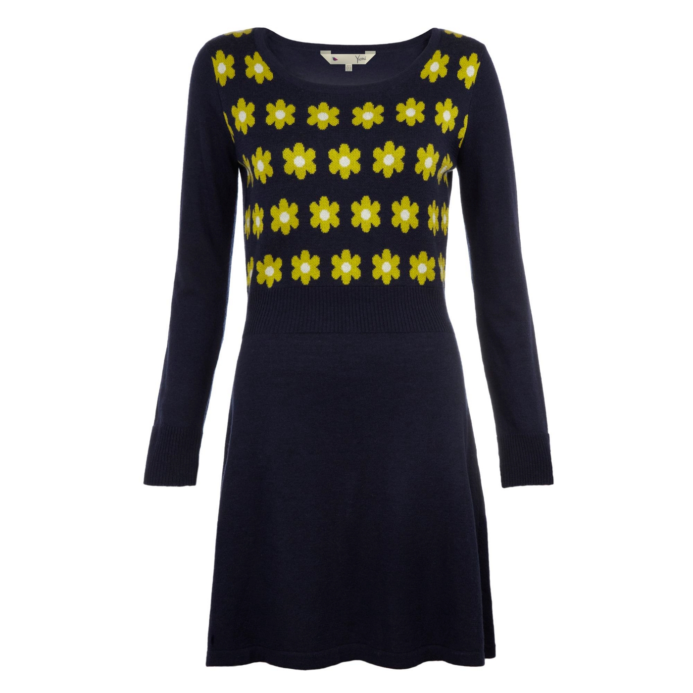 Yumi Navy Daisy dress