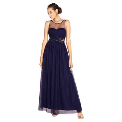 Little Mistress Katie jewel waist maxi prom dress Debenhams Little Mistress Katie jewel waist maxi prom dress Debenhams