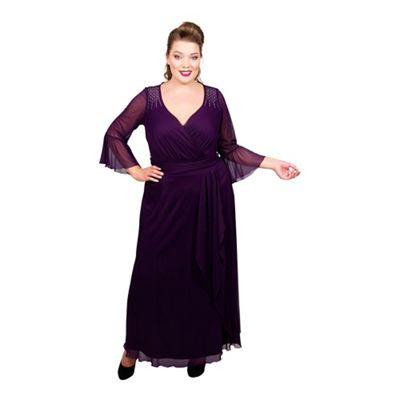 Dark Purple Maxi Dress